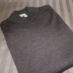 Linea Uomo Men's Merino Wool Sweater Size L - Made in Italy